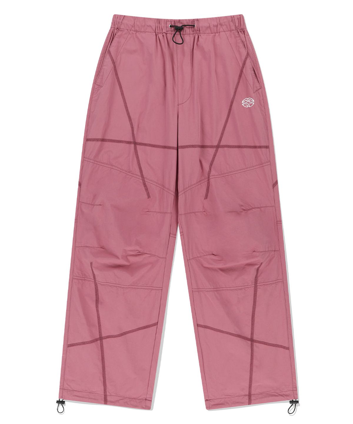 마하그리드(MAHAGRID) COVER STITCH PARACHUTE PANT PINK(MG2ESMPA11A)