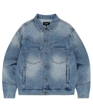 WESTERN DENIM JACKET BLUE(MG2EFMD115A)