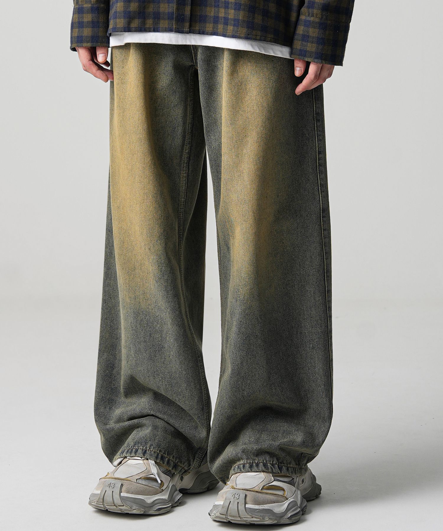 デニム・ジーパン AVANDRESS Coinlet Wide Denim Pants VINTAGE BLUE MUSINSA | AVANDRESS Coinlet Wide Denim Pants VINTAGE BLUE