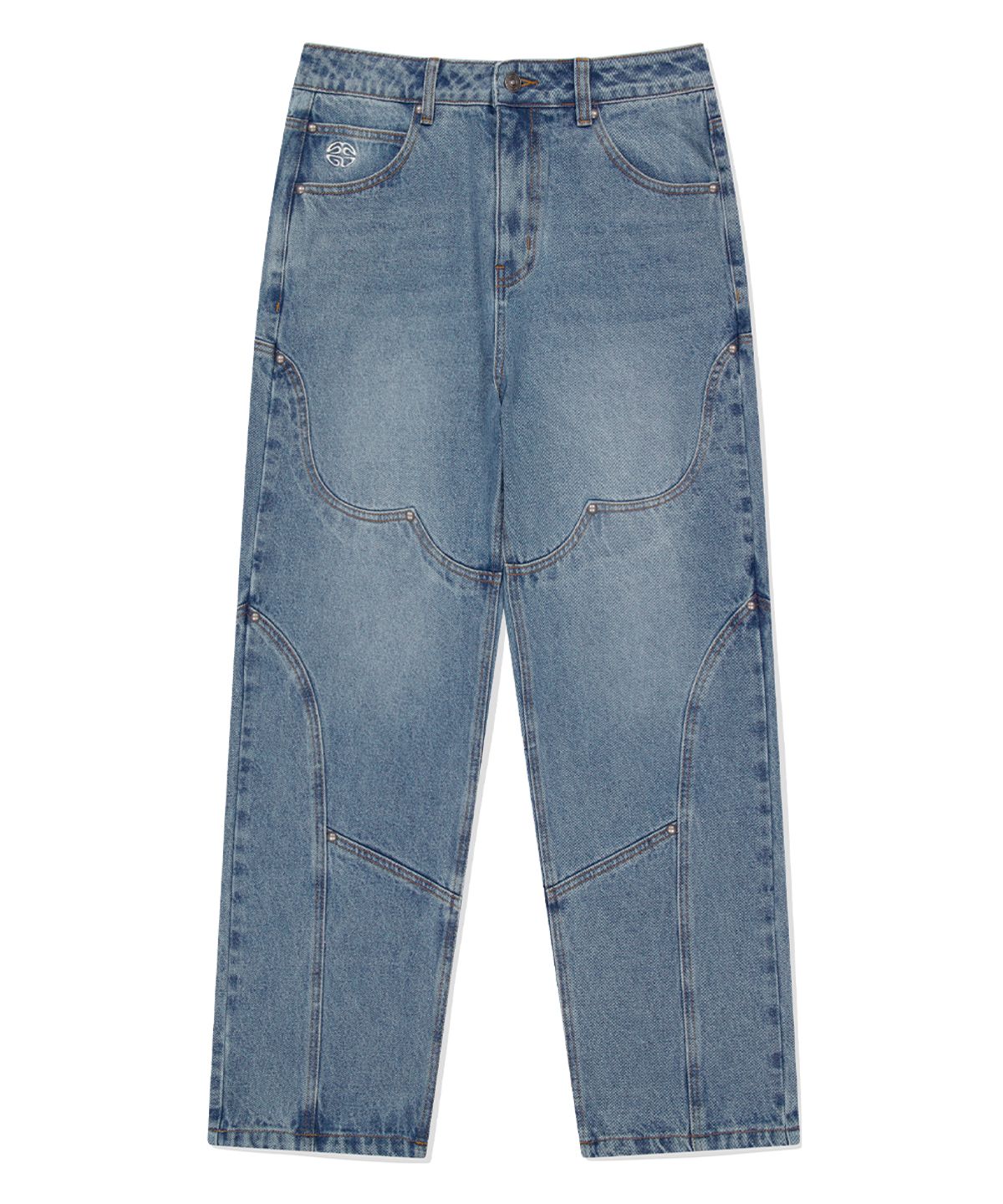 마하그리드(MAHAGRID) WESTERN DENIM PANT BLUE(MG2EFMD116A)