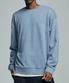 세미 오버핏 스웻 셔츠 [ASH BLUE]