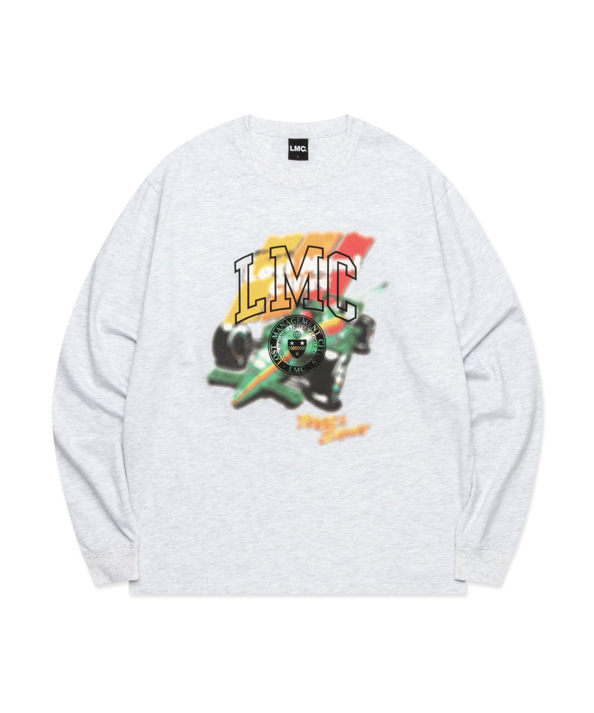 엘엠씨(LMC) RACING LONG SLV TEE light heather gray