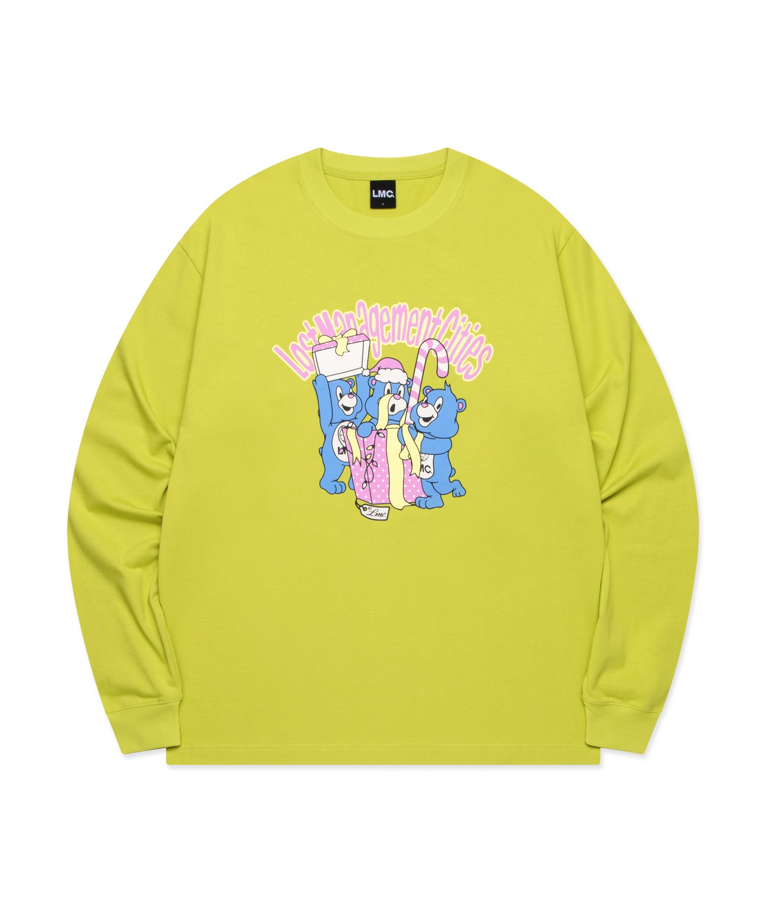 [ LMC]★24FW★韓国人気★SURPRISE BEAR LONG SLV TEE MUSINSA | LMC SURPRISE BEAR LONG SLV TEE white