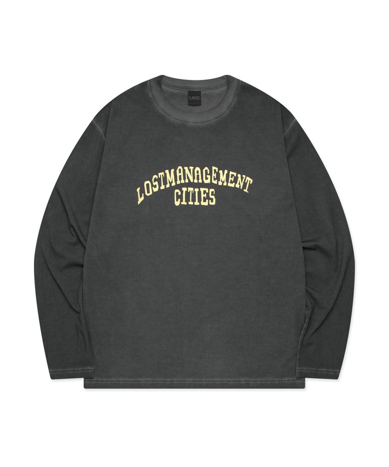 DYED ARCH FN DOODLE LONG SLV TEE black