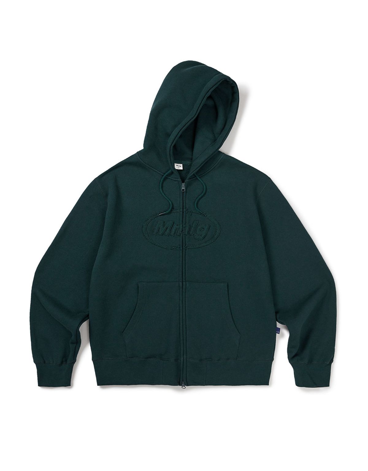 엠엠엘지(MMLG) [Mmlg] OPACITY HOOD ZIPUP (DEEP GREEN)