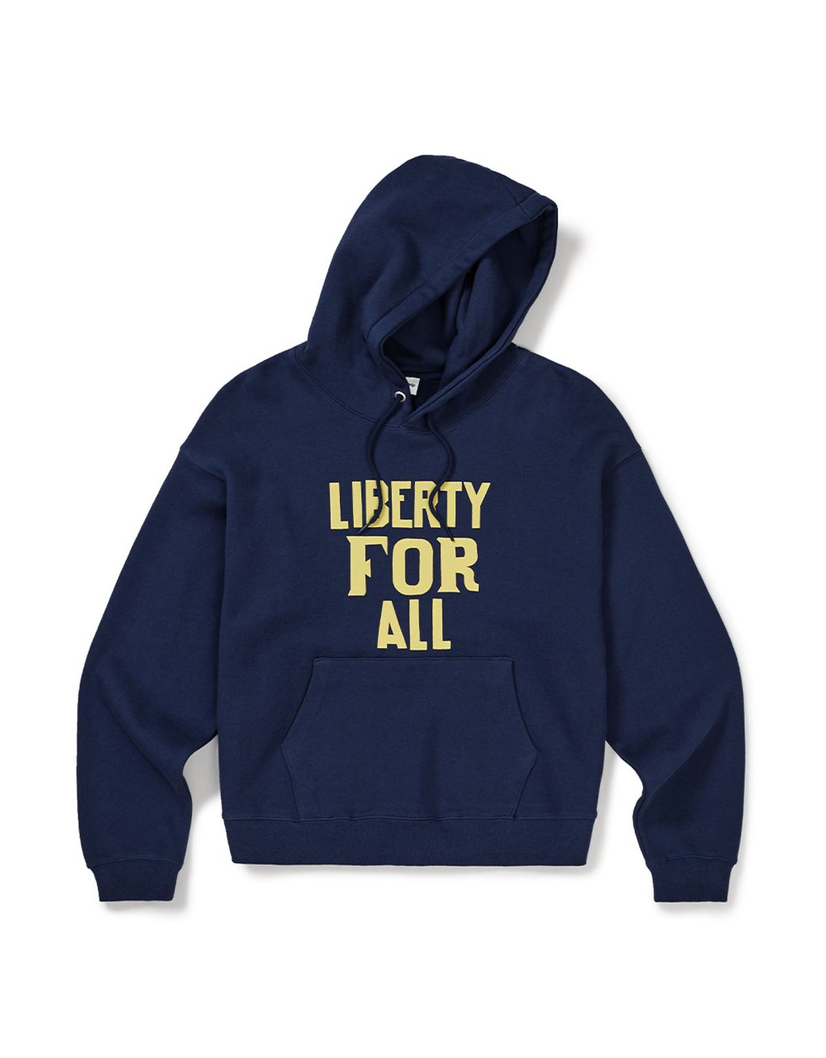 엠엠엘지(MMLG) [Mmlg] FAMILY MESSAGE HOODIE (BLUE NAVY)