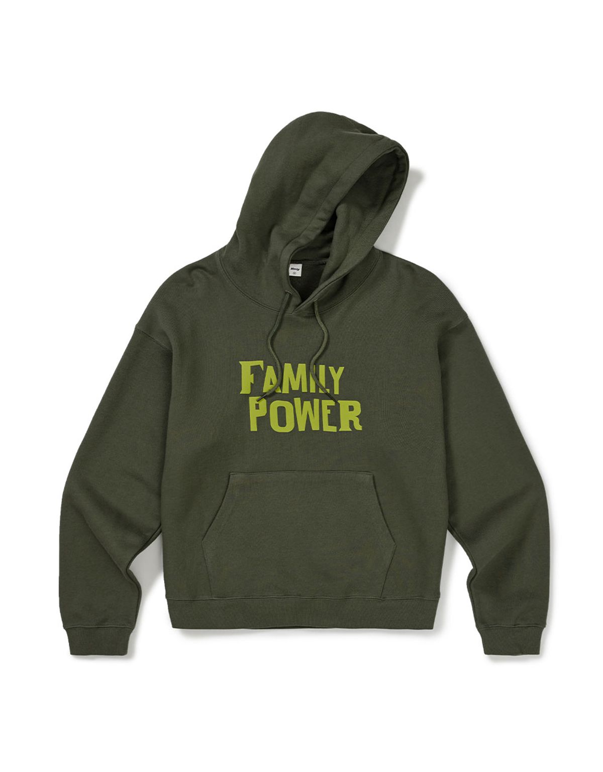 엠엠엘지(MMLG) [Mmlg] FAMILY MESSAGE HOODIE (MOSS KHAKI)