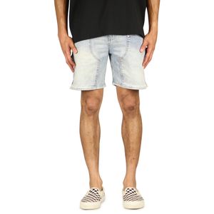 라이트 블루 샷건 데님 쇼츠