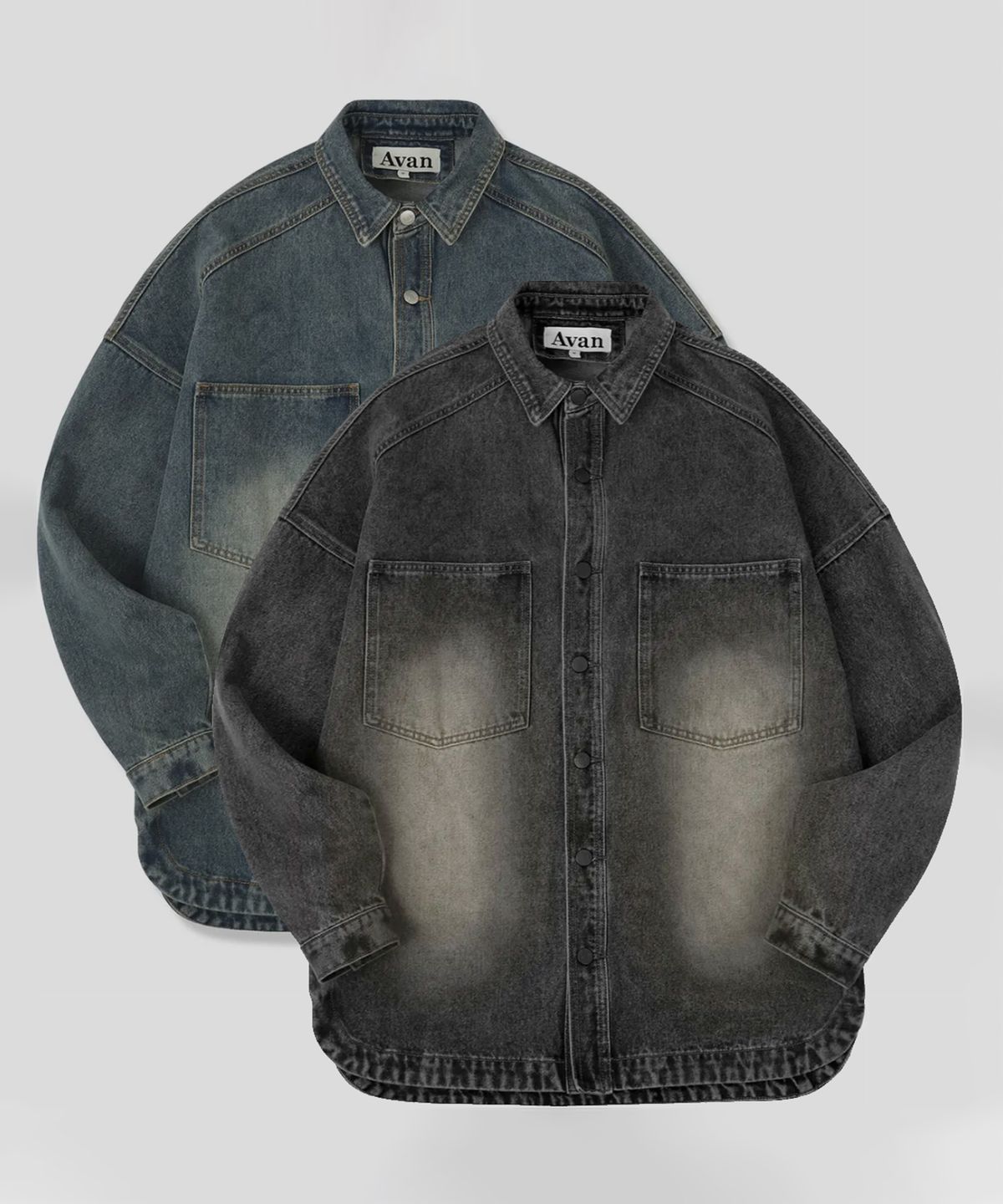 어반드레스(AVANDRESS) Buko Pocket Denim Shirt WASHING - 3COL
