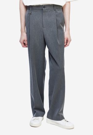 타임리스 세미 와이드 팬츠 그레이 ZG5PT589GY