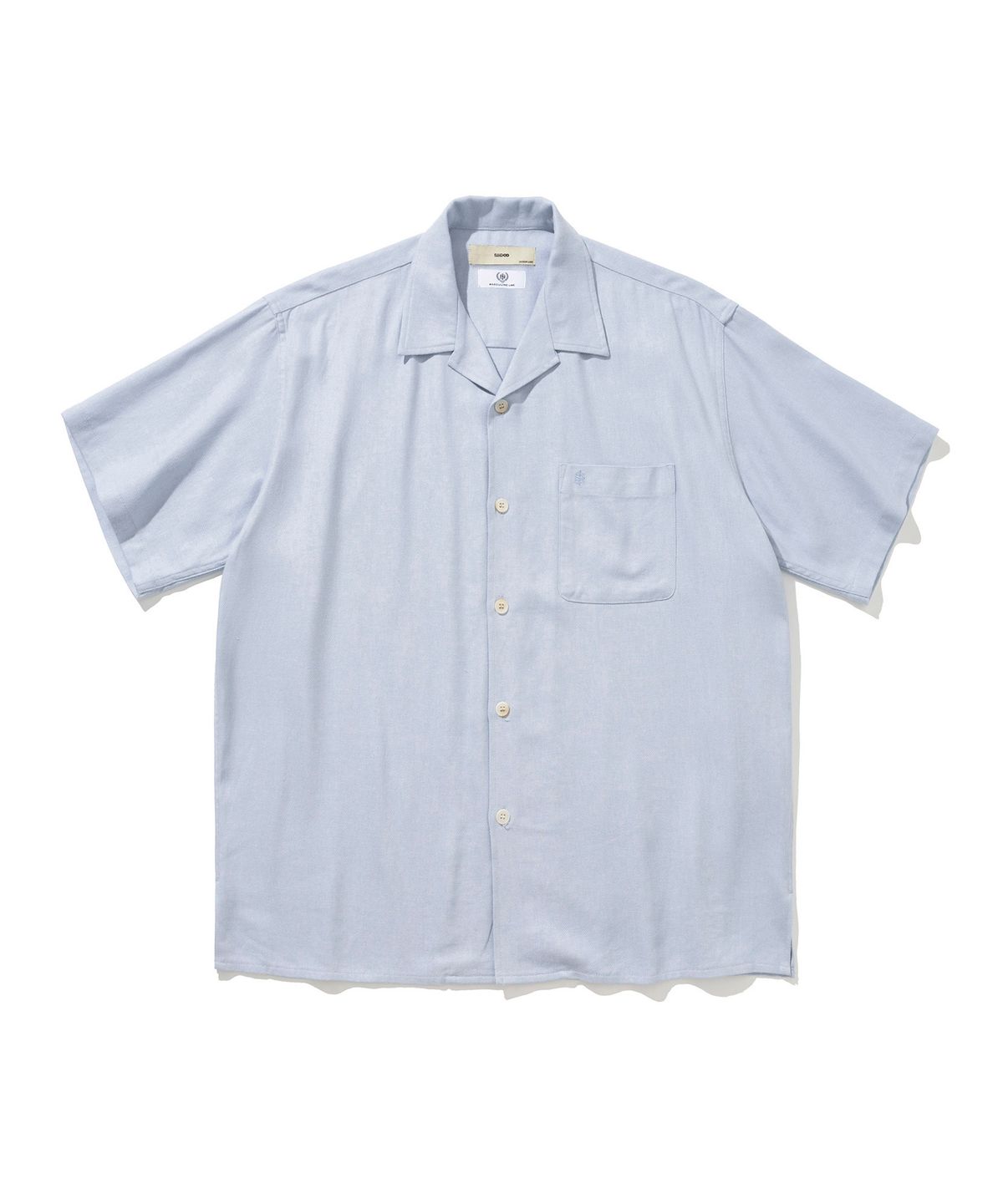 시도(SIIIIDO) LINEN FLEXIBLE WORK OPEN COLLAR SHIRT #1