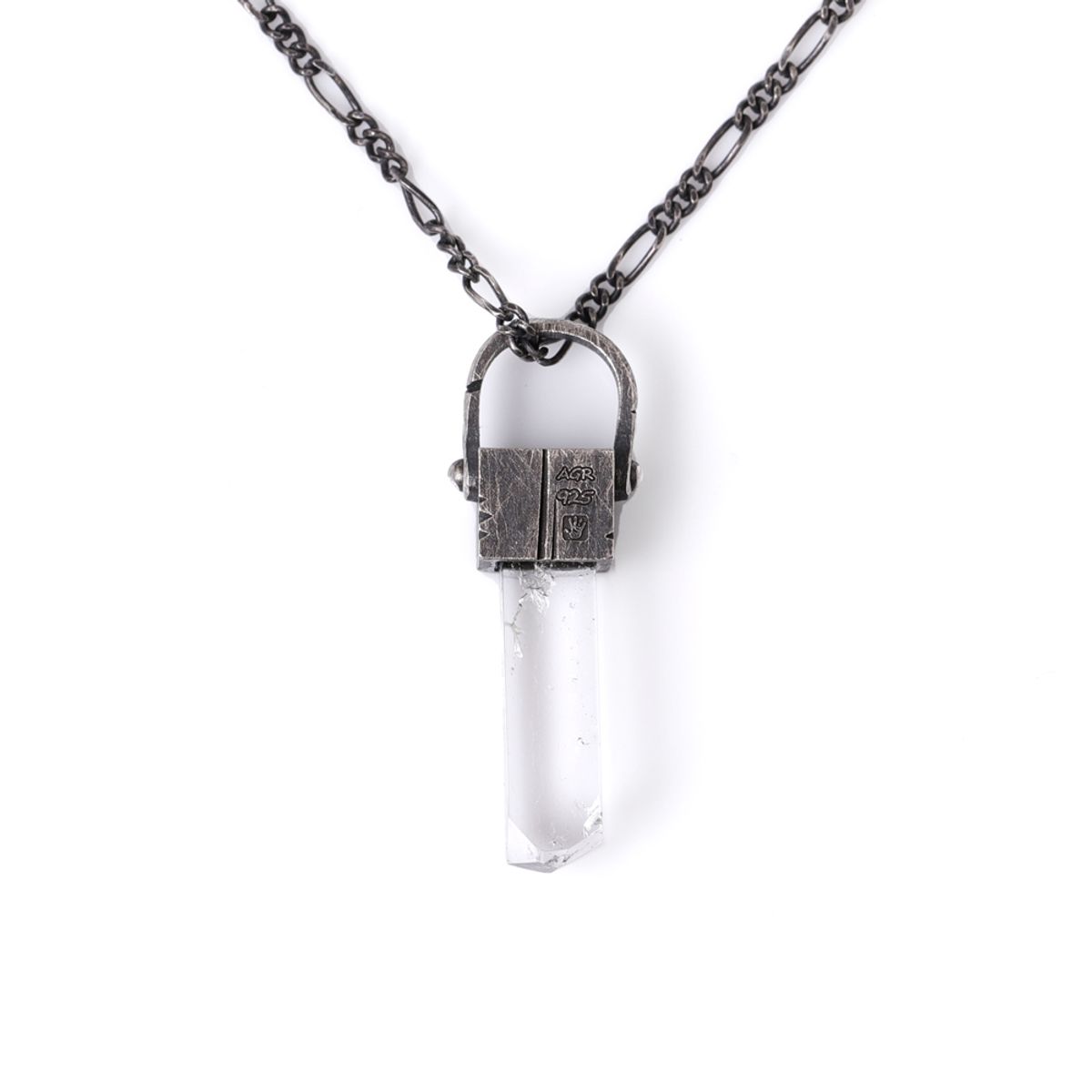 어 그라운드 링(AGROUNDRING) Square Quartz Necklace