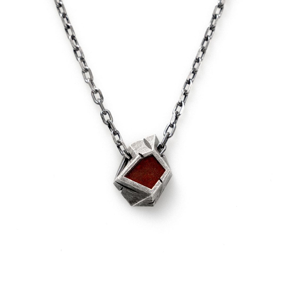 어 그라운드 링(AGROUNDRING) Polygon Necklace (자마노)