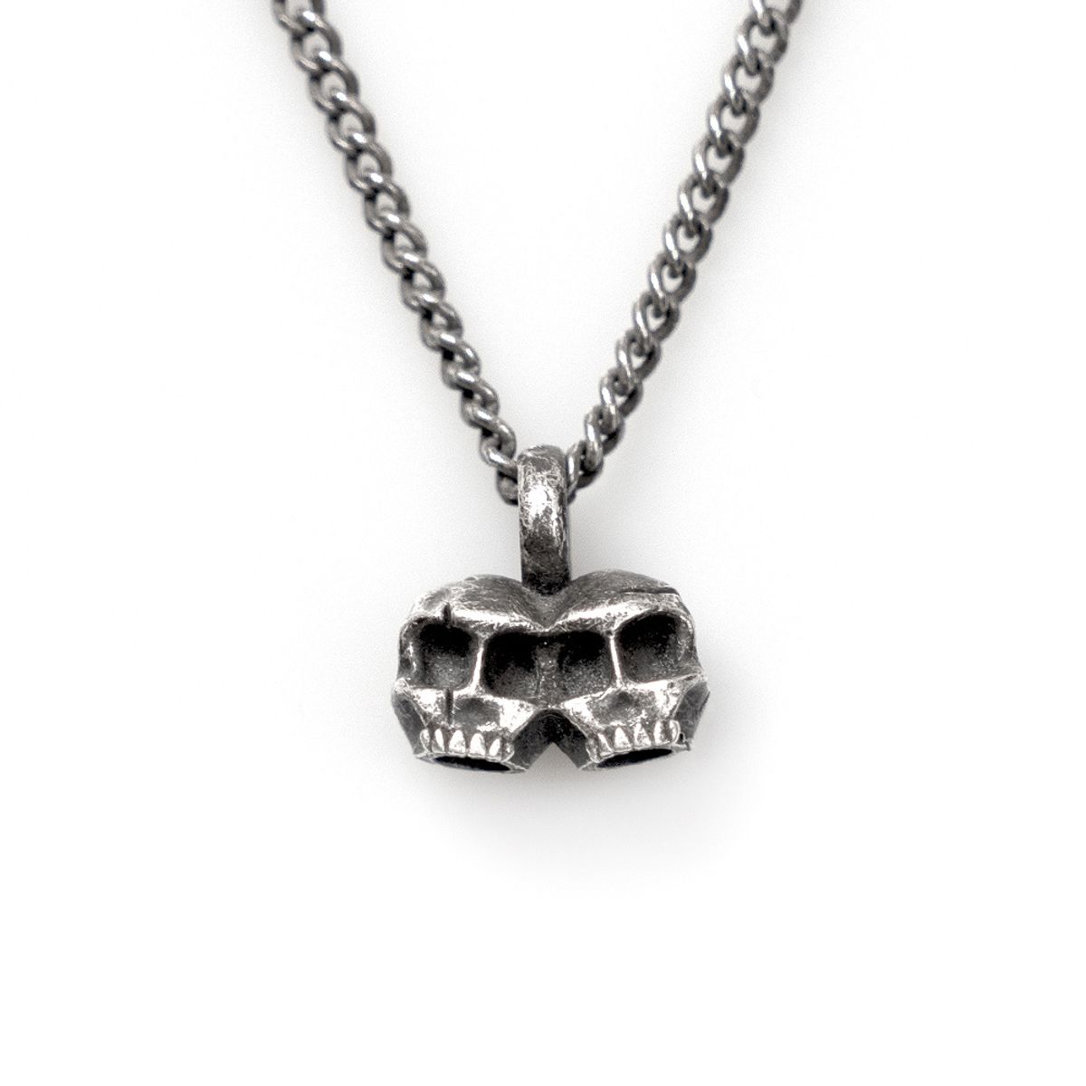 어 그라운드 링(AGROUNDRING) Siam Skull Necklace