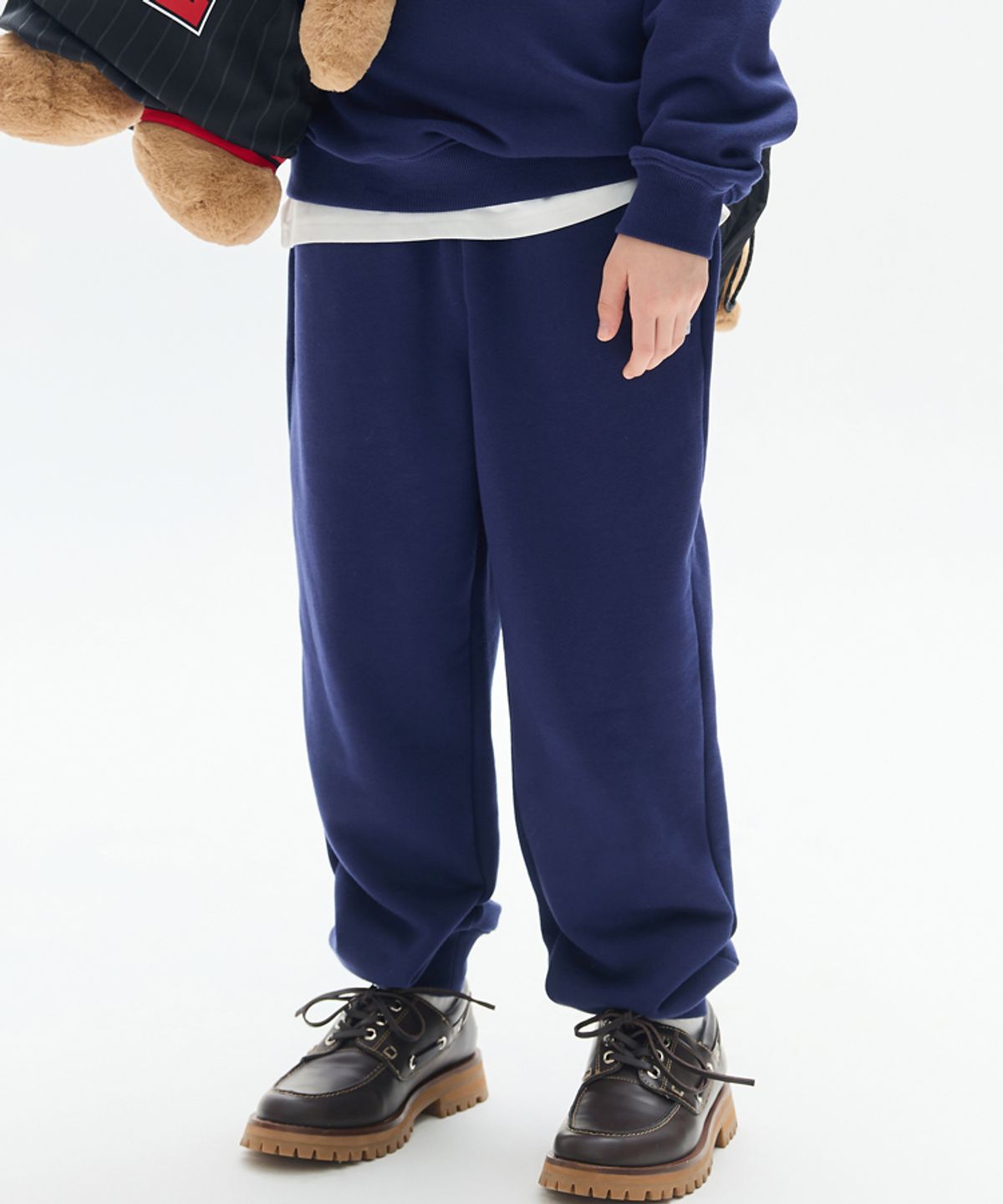 엔비에이 키즈(NBA KIDS) USA 로고 조거팬츠(K243TP001P) 네이비