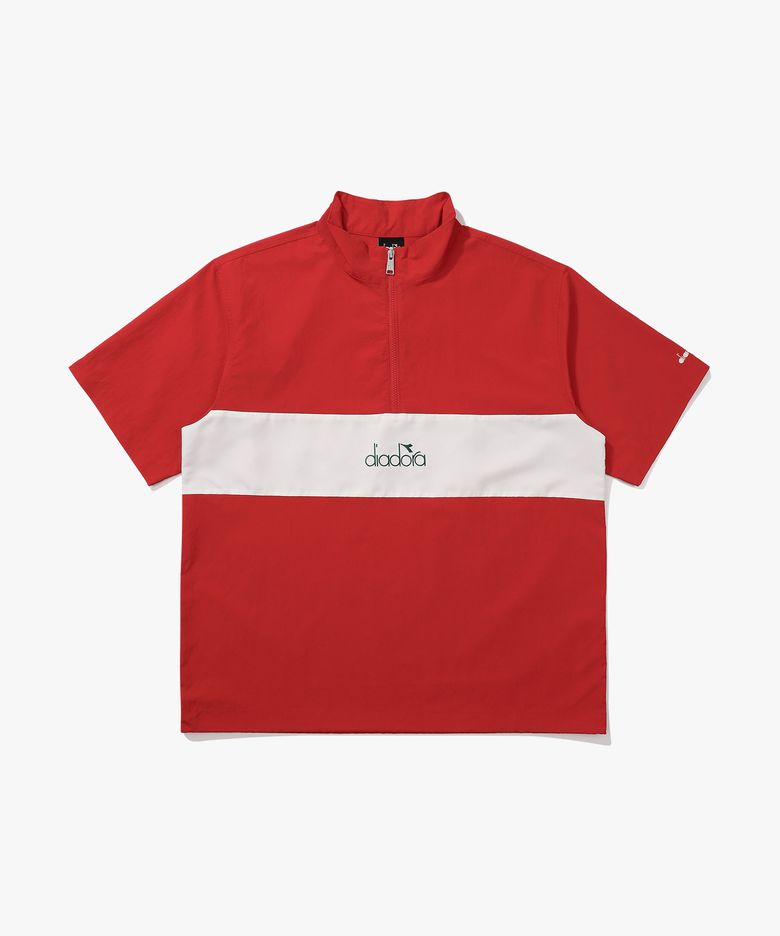 컴피 반집업 반팔 피스테 RED