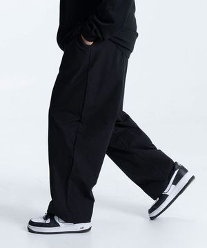 P2402 텐션 와이드 벌룬팬츠 [블랙]