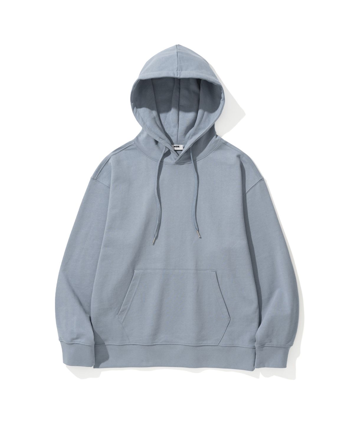 엑스오엑스(XOX) 세미 오버핏 후드 스웻 셔츠 [ASH BLUE]