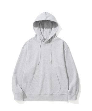 세미 오버핏 후드 스웻 셔츠 [M/GREY]