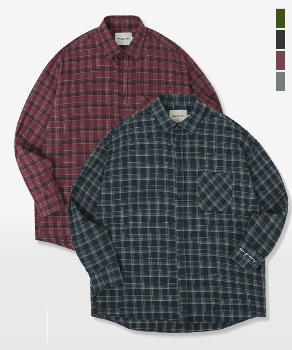 어반드레스(AVANDRESS) Wales check shirt - 4COL