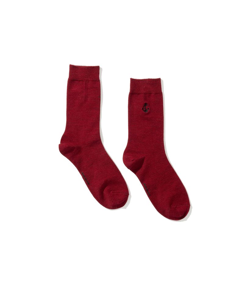 ub logo socks wine melange