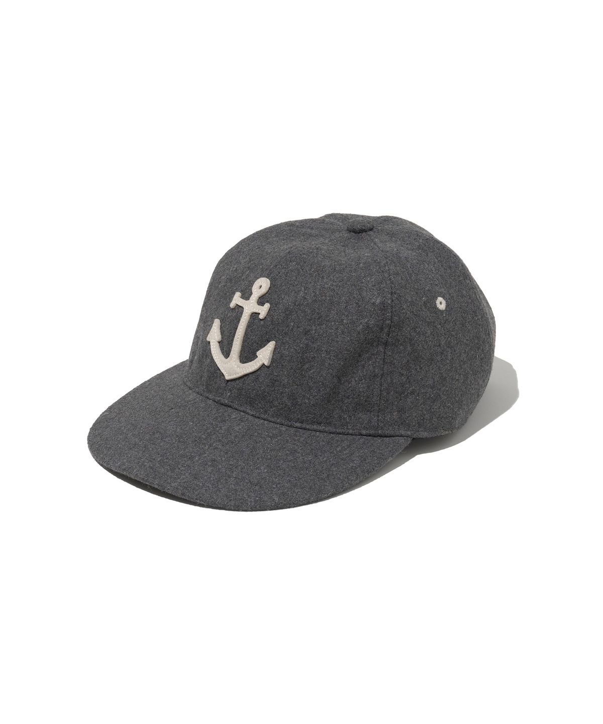 유니폼브릿지(UNIFORM BRIDGE) anchor wool ball cap grey