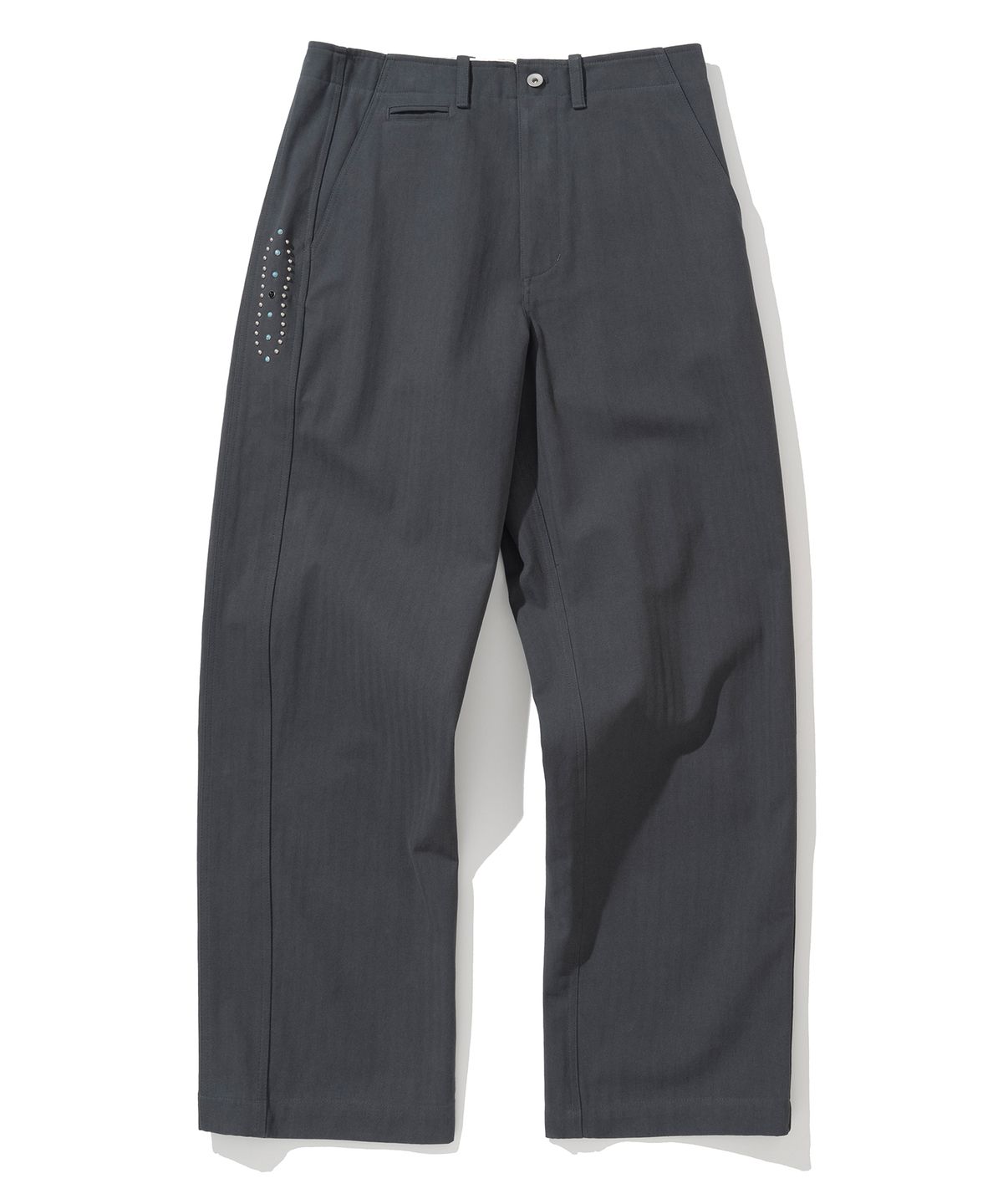 유니폼브릿지(UNIFORM BRIDGE) M43 herringbone chino pants charcoal