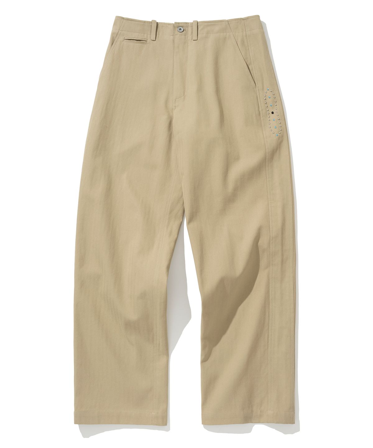 유니폼브릿지(UNIFORM BRIDGE) M43 herringbone chino pants beige
