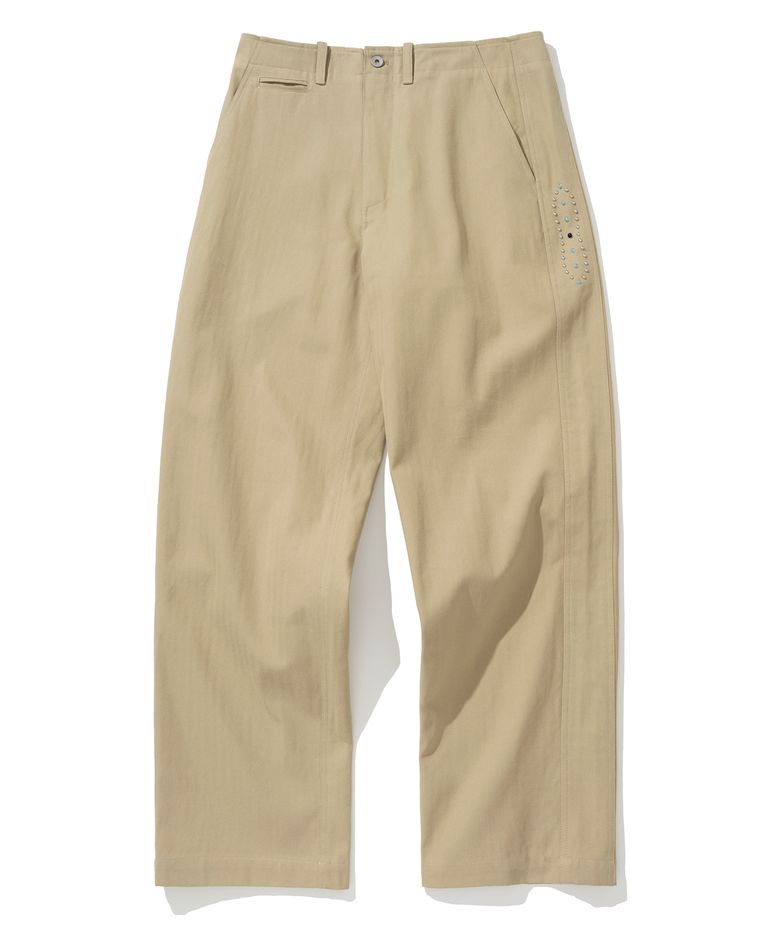 [유튜버PICK] M43 herringbone chino pants beige