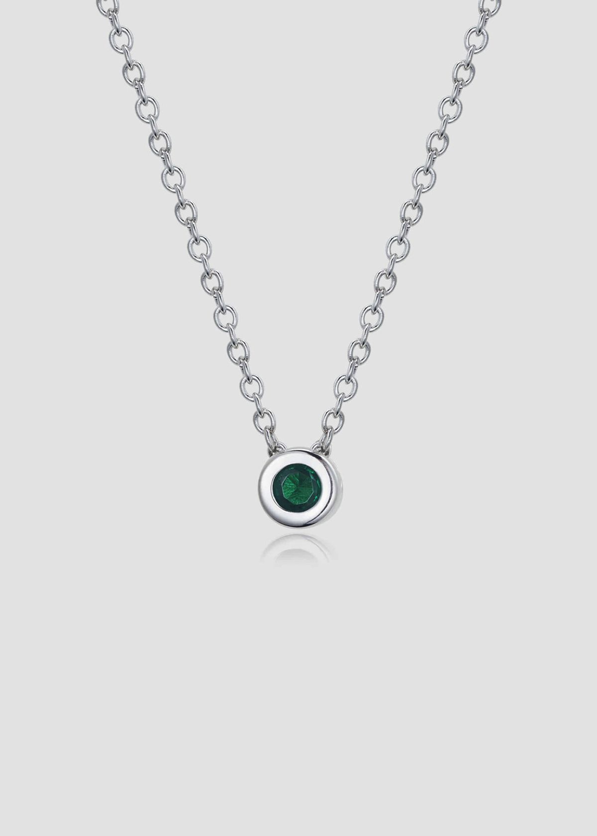 아논(ANON) Daily Bezel Necklace _Green