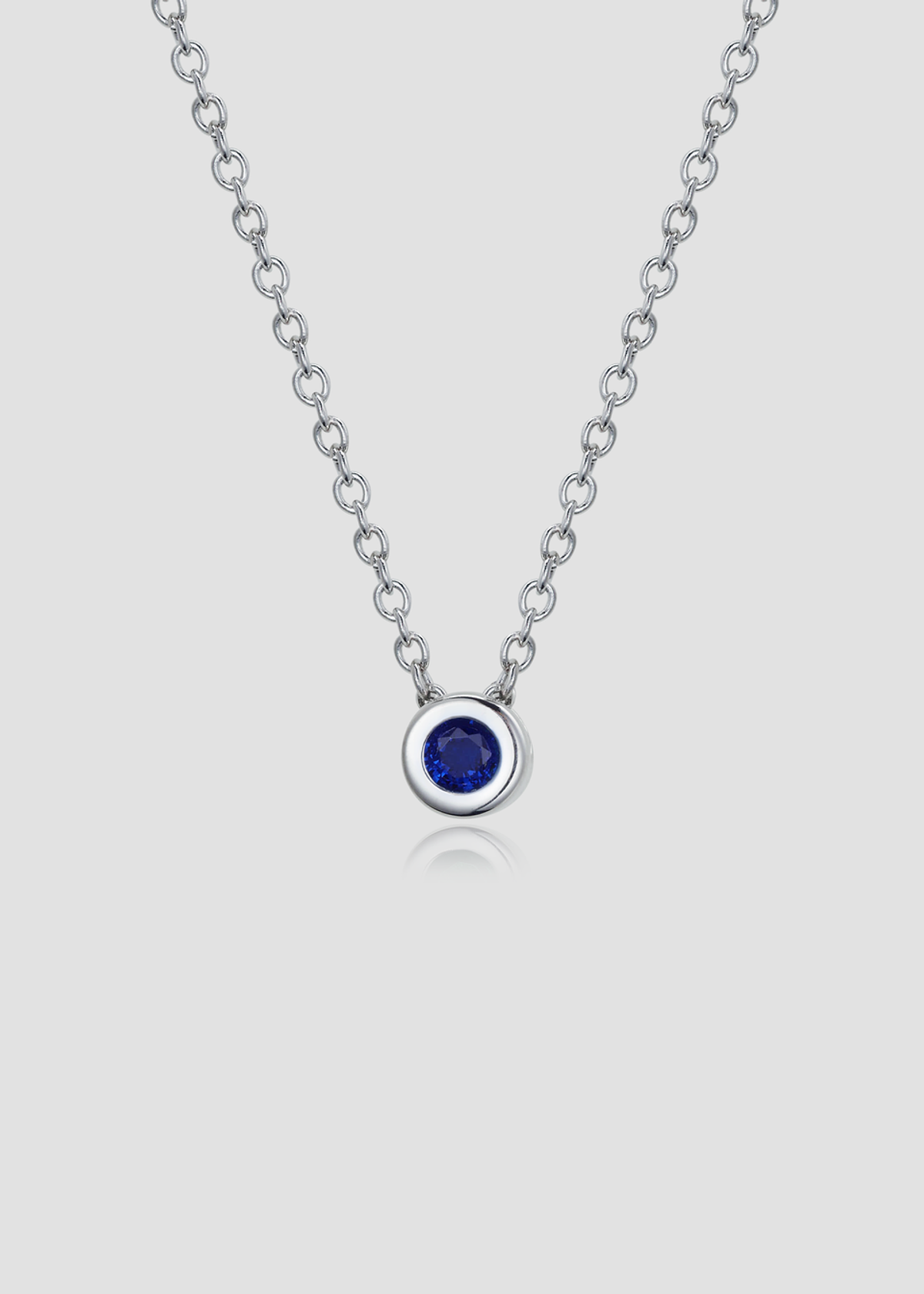 아논(ANON) Daily Bezel Necklace _Blue