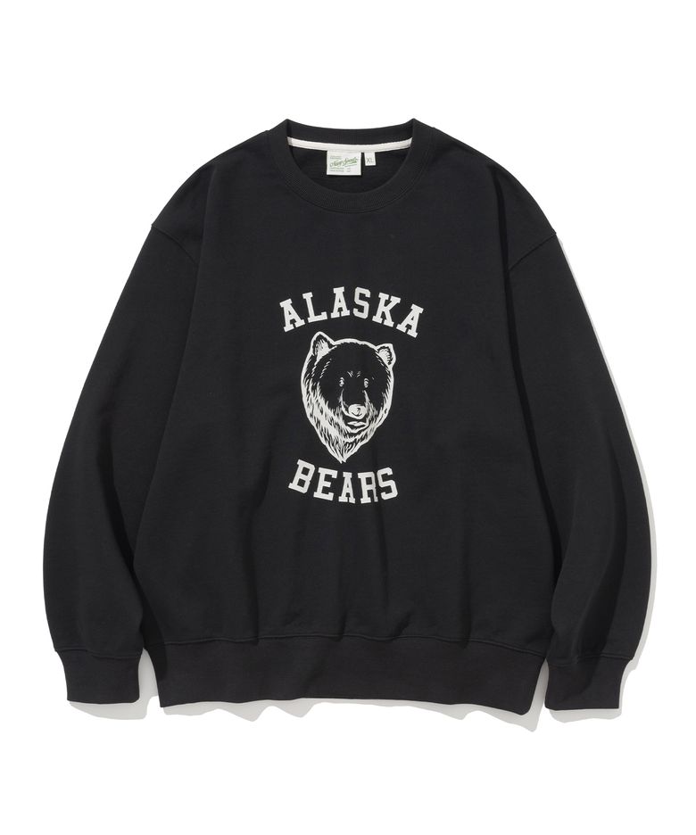 alaska bears sweatshirt black