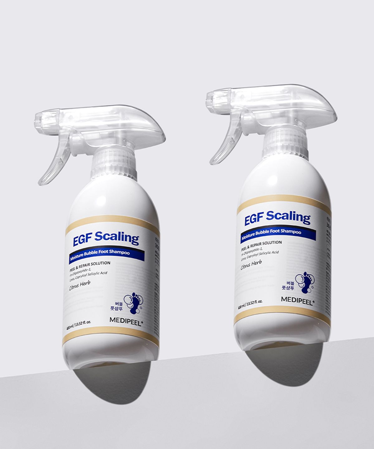 메디필(MEDIPEEL) EGF 스케일링 모이스처 버블 풋 샴푸 400ml