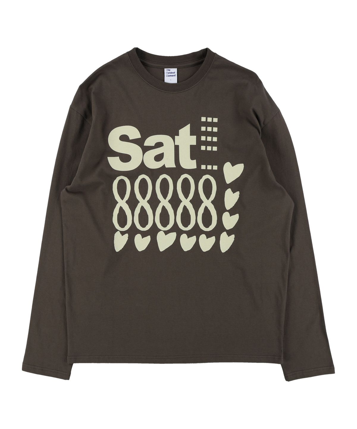 더콜디스트모먼트(THE COLDEST MOMENT) TCM sat long sleeve (brown)