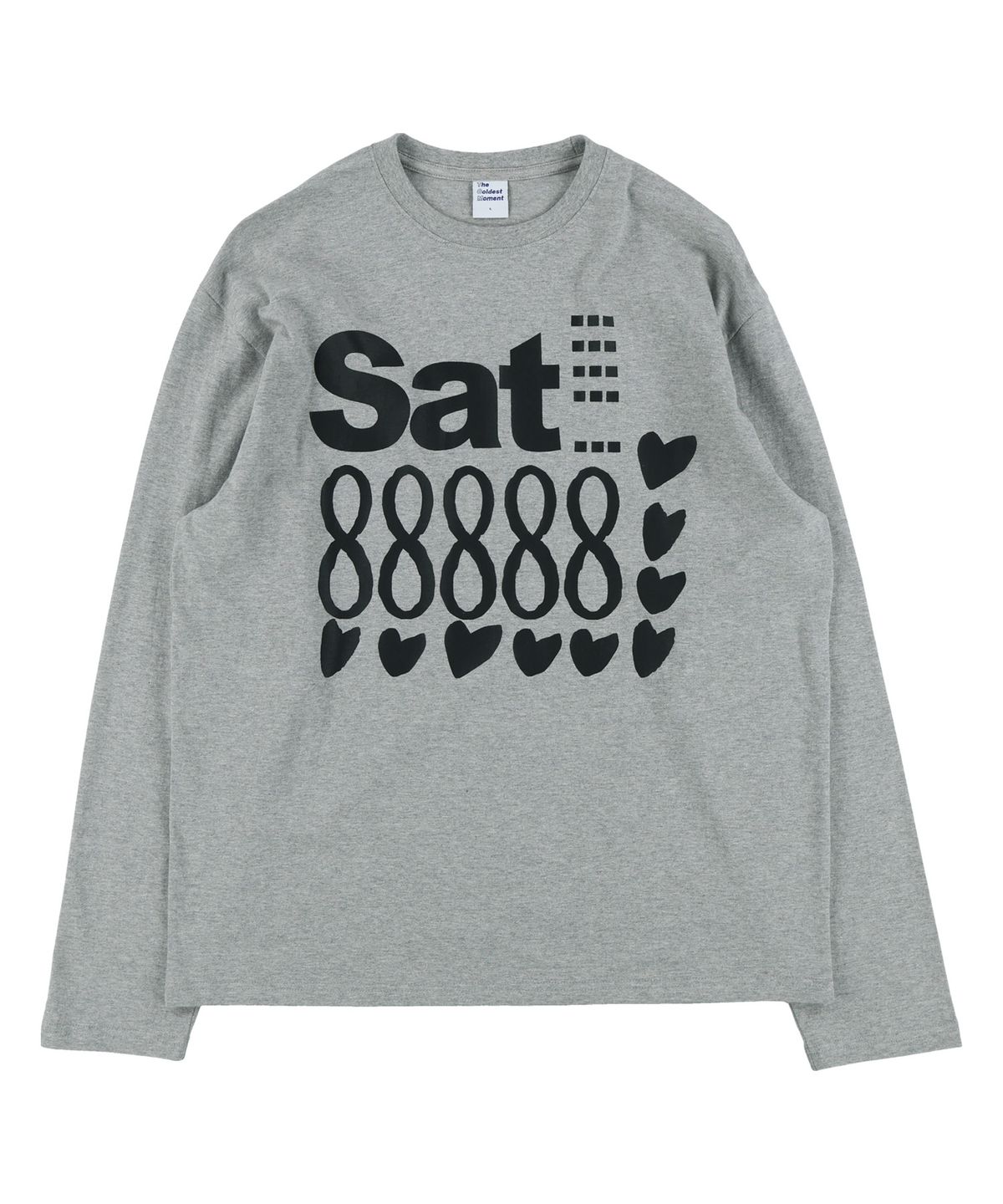 더콜디스트모먼트(THE COLDEST MOMENT) TCM sat long sleeve (grey)