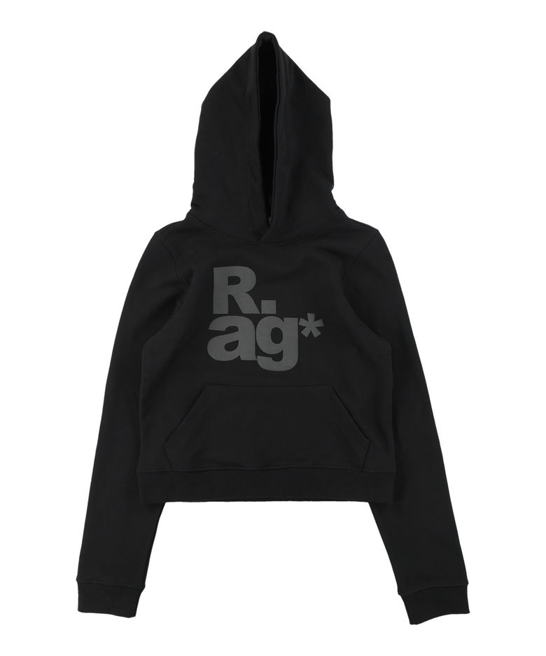(w) TCM rag hoodie (black)