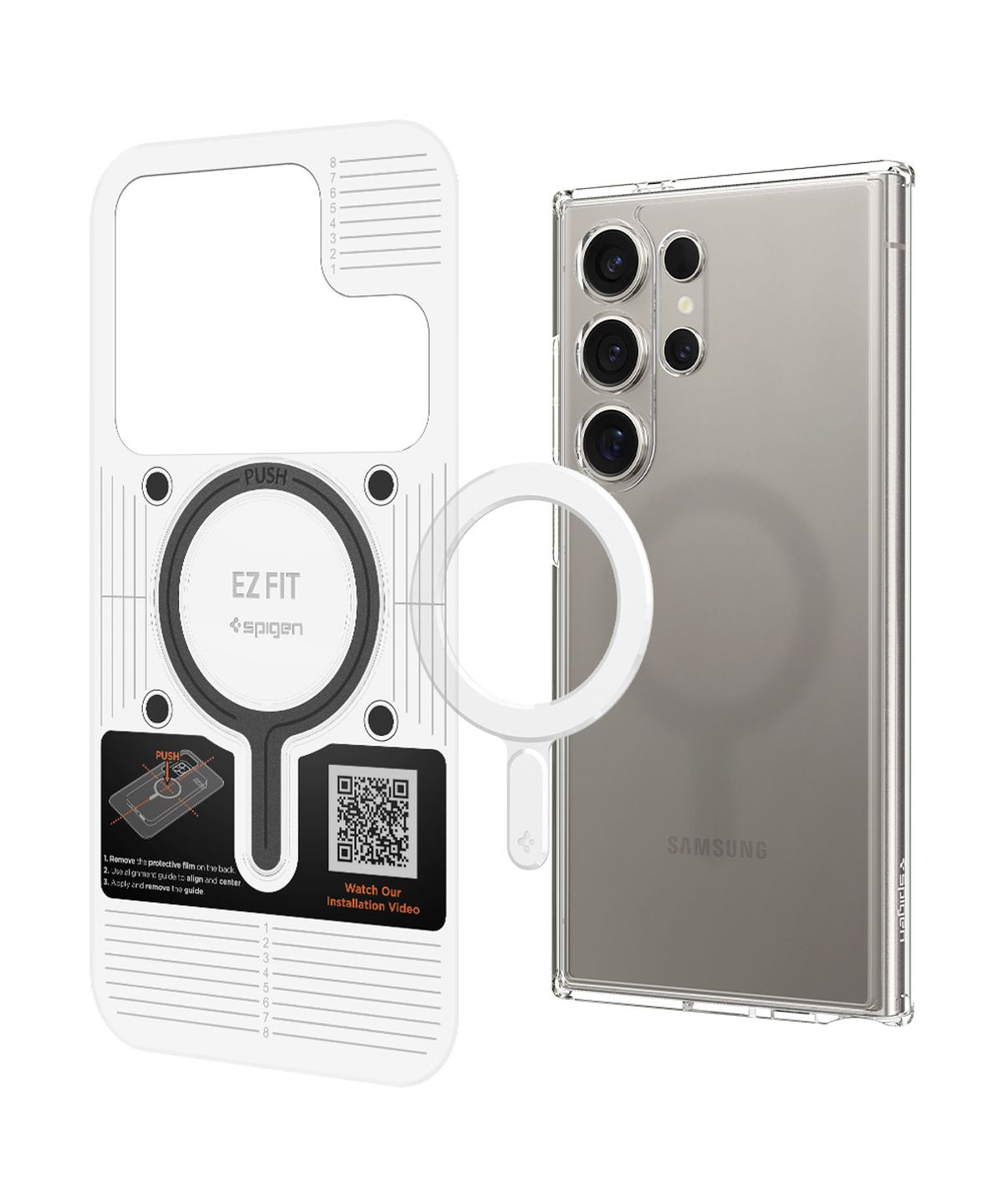 슈피겐(SPIGEN) 원탭링 맥세이프 자석 스티커 마그네틱 플레이트 아이폰 갤럭시 호환