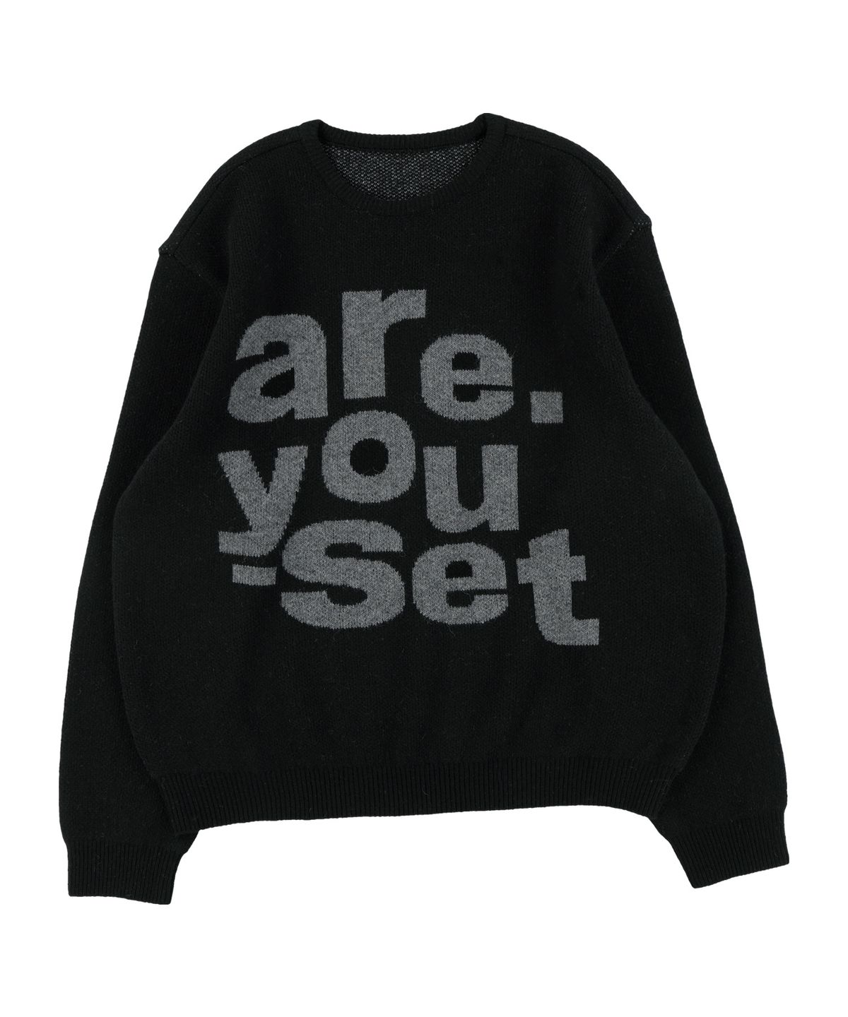 더콜디스트모먼트(THE COLDEST MOMENT) TCM are knit (black)