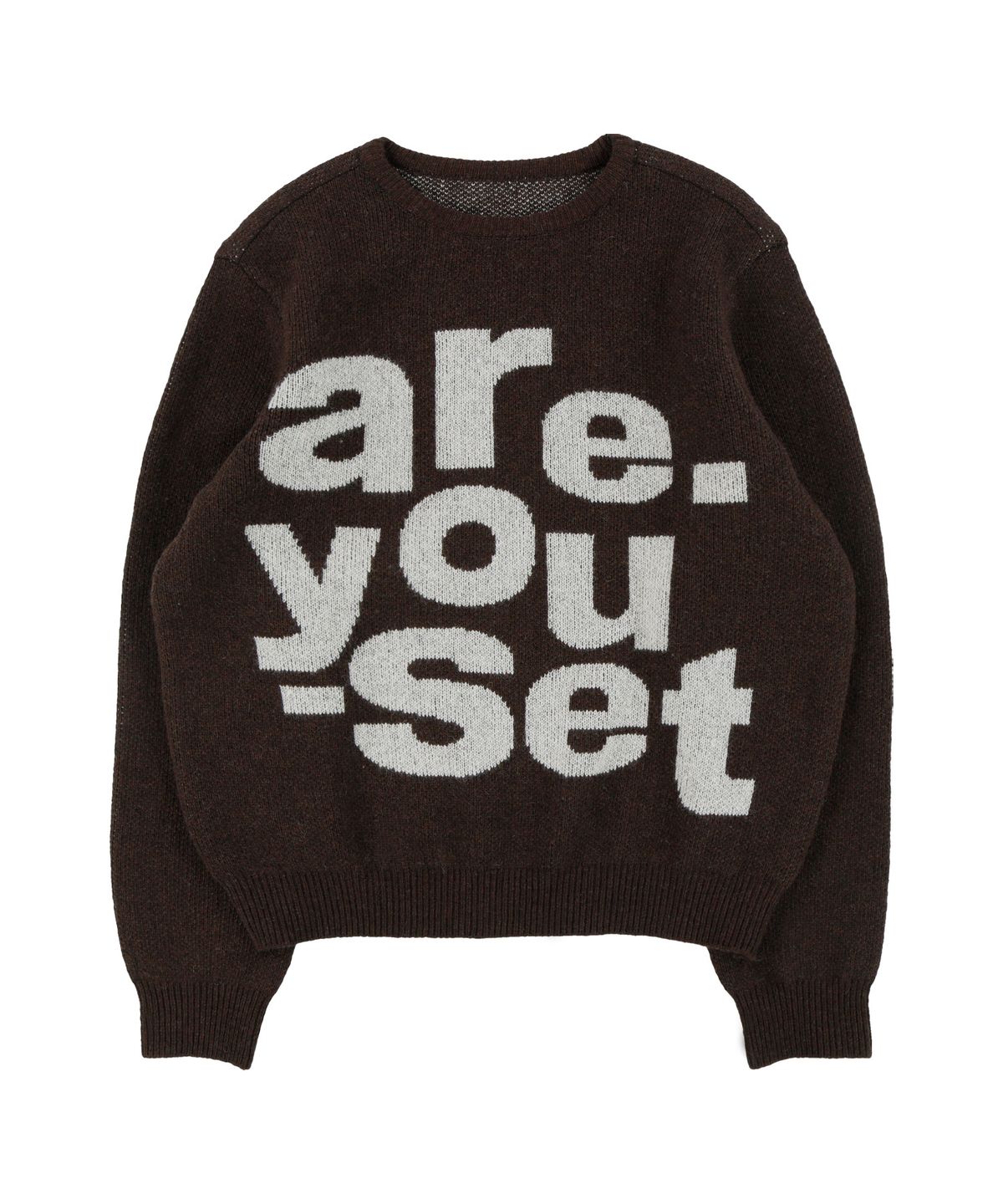 더콜디스트모먼트(THE COLDEST MOMENT) TCM are knit (brown)