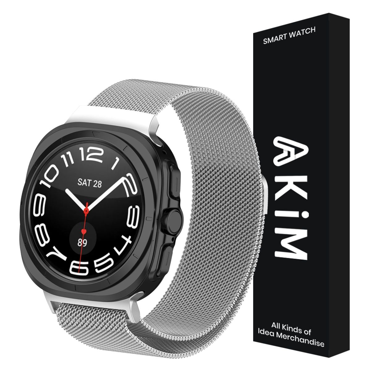 아킴(AKIM) 갤럭시워치 울트라 스트랩 밀레니즈 메탈 루프 밴드 47mm