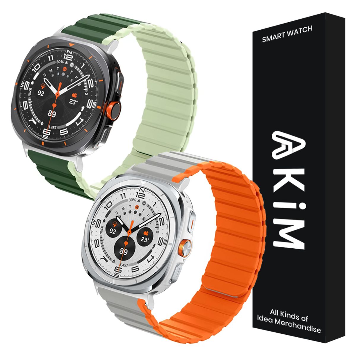 아킴(AKIM) 갤럭시워치울트라 스트랩 네오 프로 마그네틱 실리콘 밴드 47mm