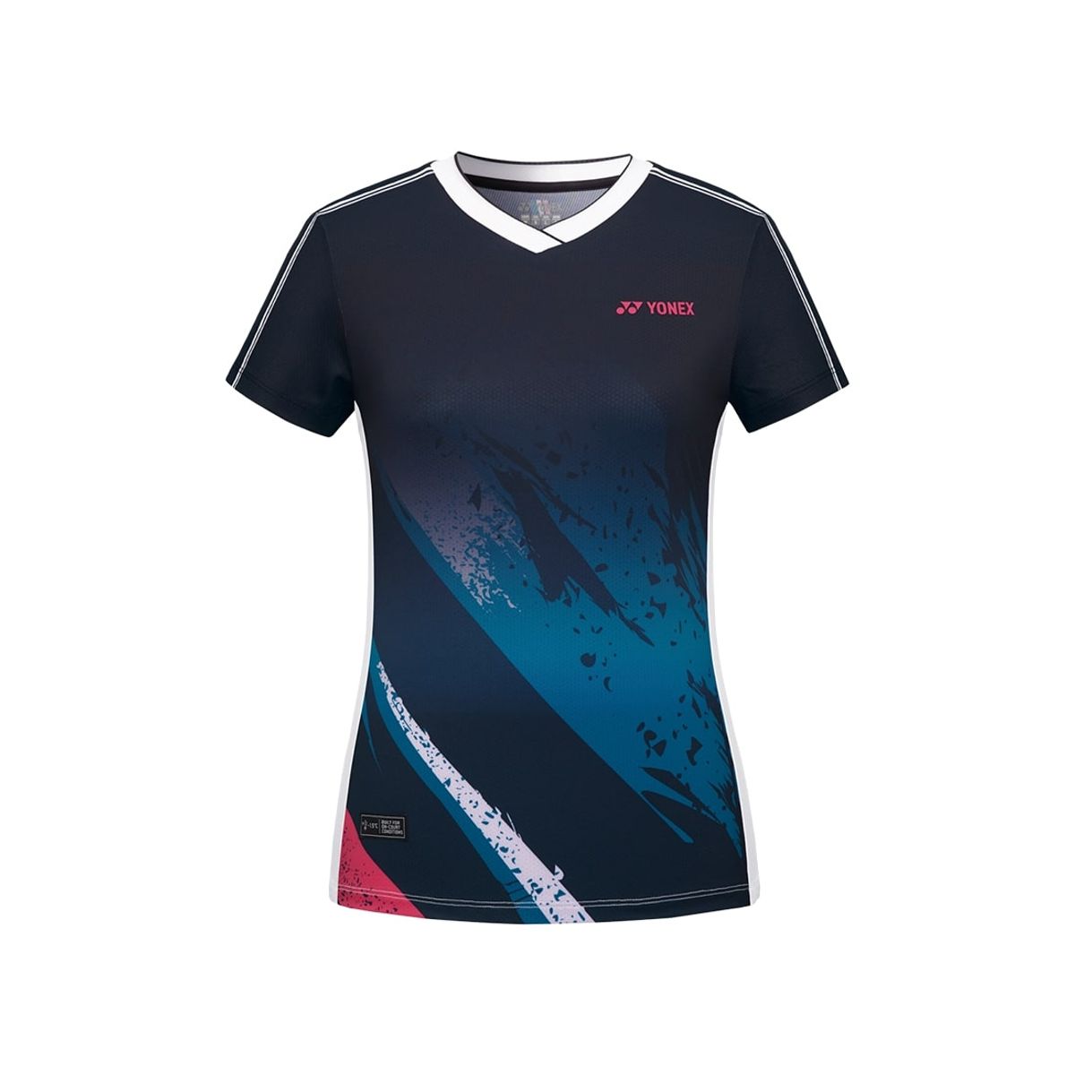 요넥스(YONEX) 243TS012F 블랙 여성용 배색 포인트 게임웨어