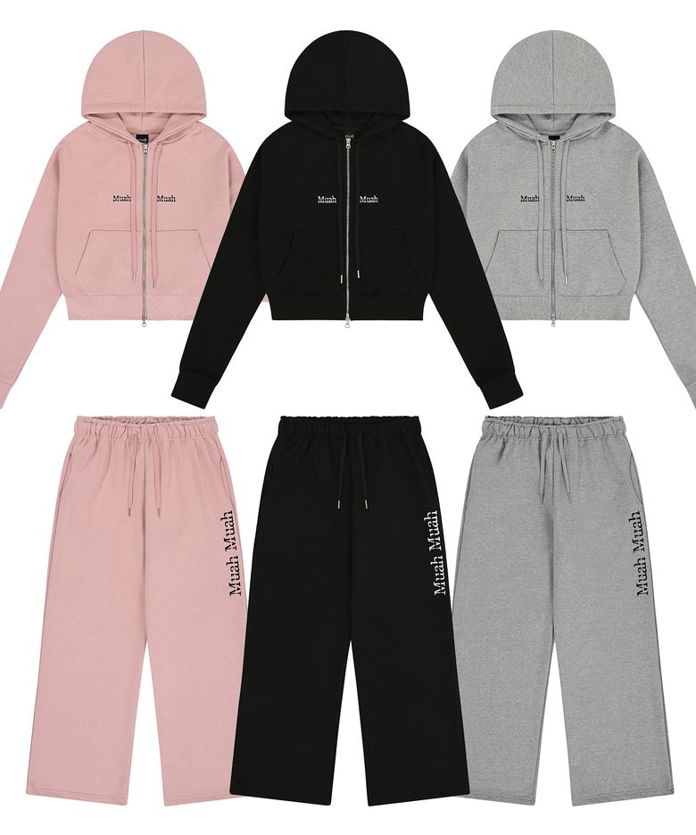 [SET] 레귤러핏 후드집업 팬츠 셋업 [9color]