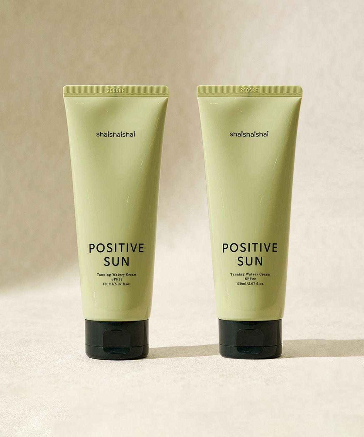 샤이샤이샤이(SHAISHAISHAI) [2Pack] 파지티브 선 태닝 워터리 크림 SPF22 150ml