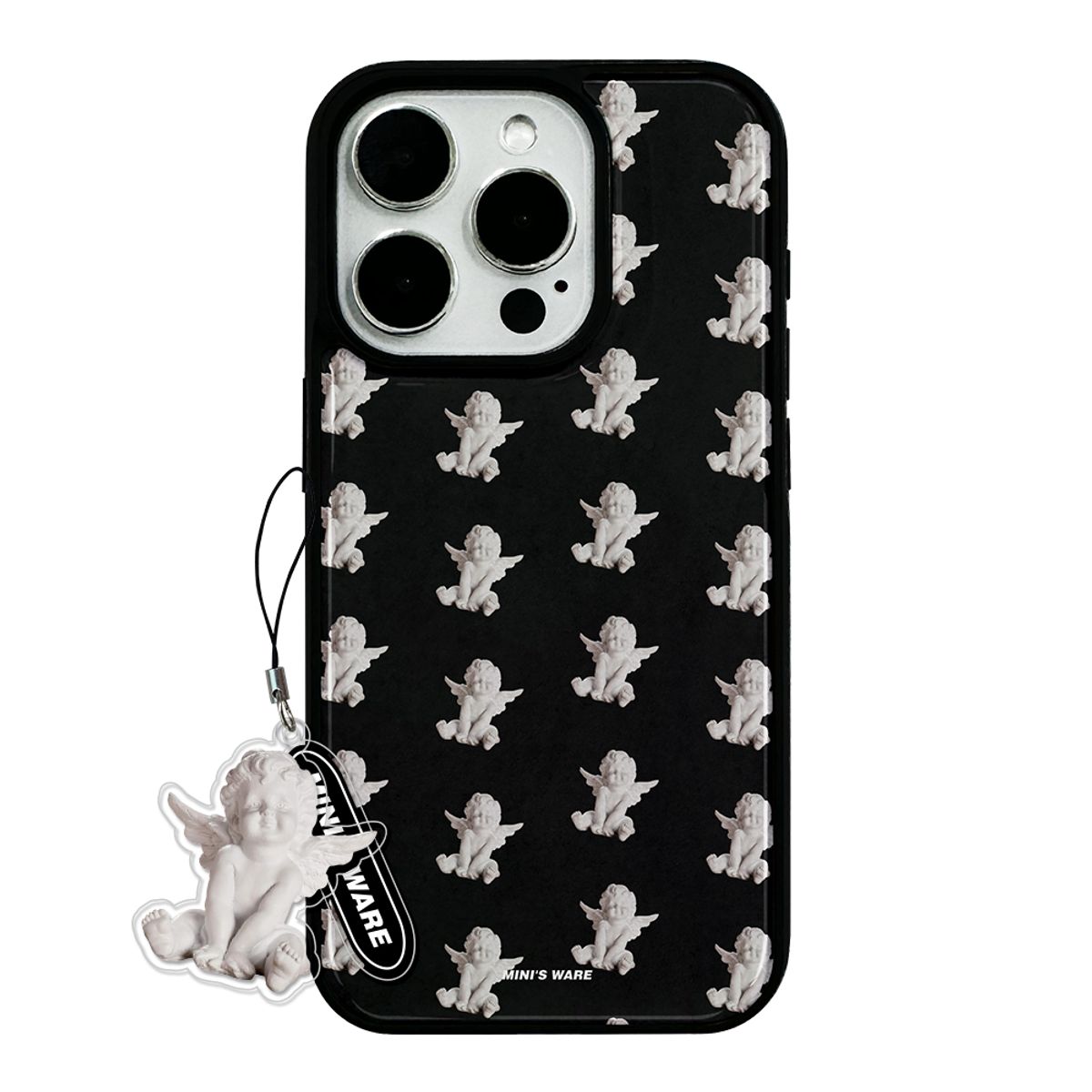 미니스웨어(MINI'S WARE) [아이폰17추가] Angel Epoxy Case_Angel Pattern