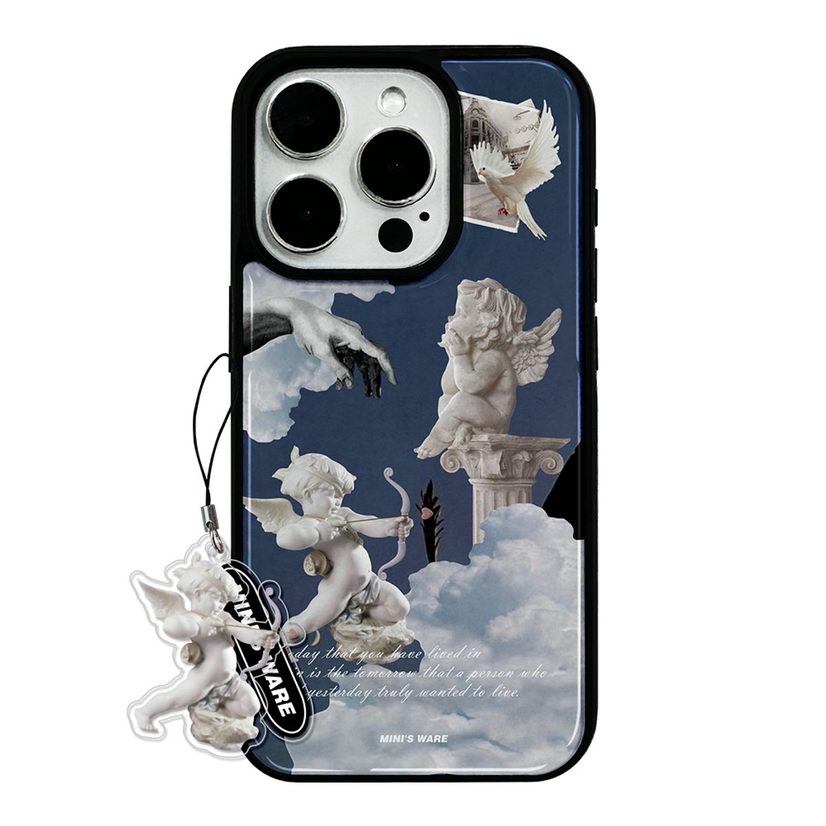 미니스웨어(MINI'S WARE) [아이폰17추가] Angel Epoxy Case_Angel Cloud
