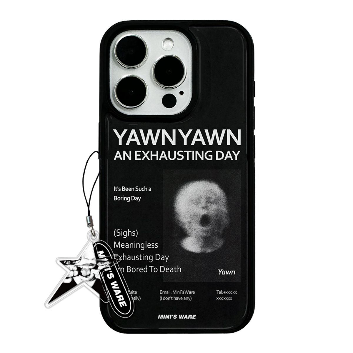 미니스웨어(MINI'S WARE) [아이폰17추가] Rockstar Epoxy Case_Boring