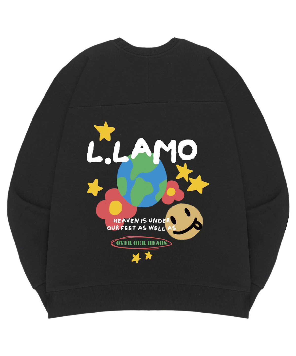 엘라모(LLAMO) 오버아워헤즈 오버핏 맨투맨