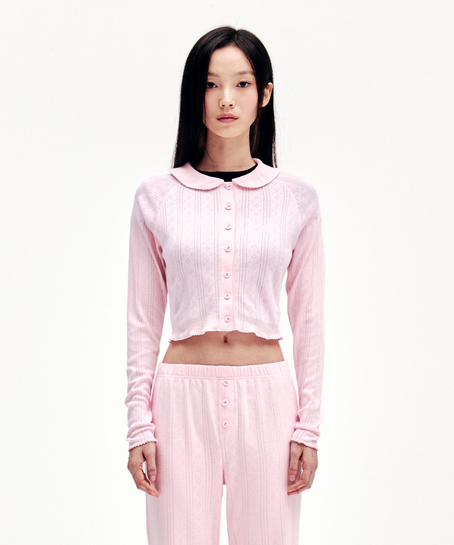 [YOUHEEXOTZ] STAR PATTERN LAYERED BANDING TRACK PANTS_GREY source detail 63