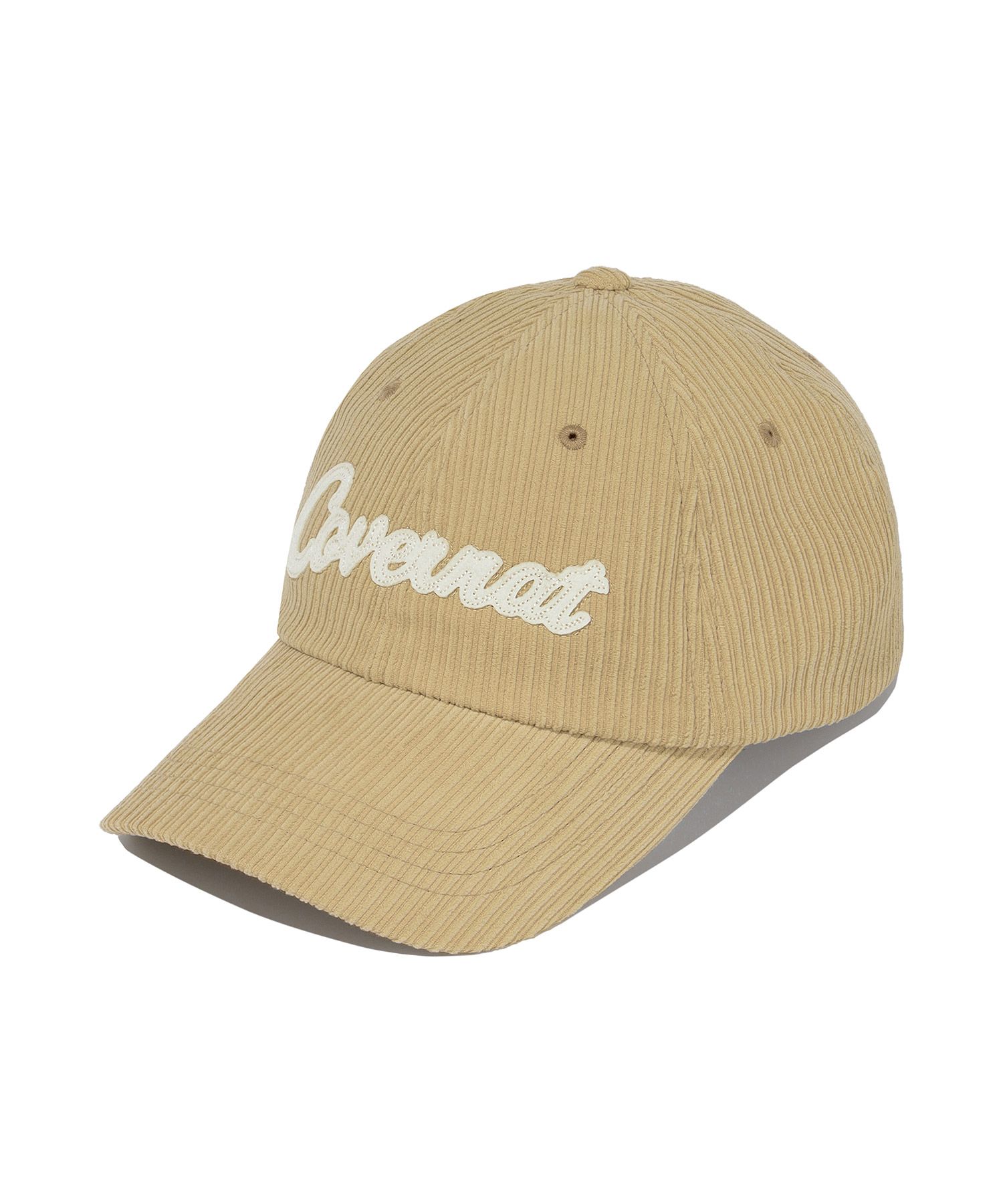 [COVERNAT]★韓国人気★AUTHENTIC APPLIQUE CORDUROY BALL CAP MUSINSA | COVERNAT Authentic applique corduroy ball cap beige